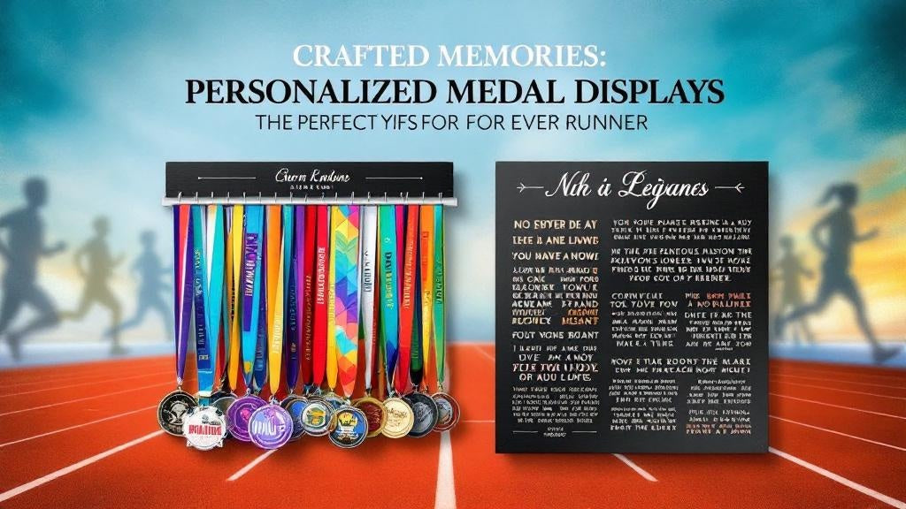 Personalized Running Medal Displays: The Perfect Runner's Gift