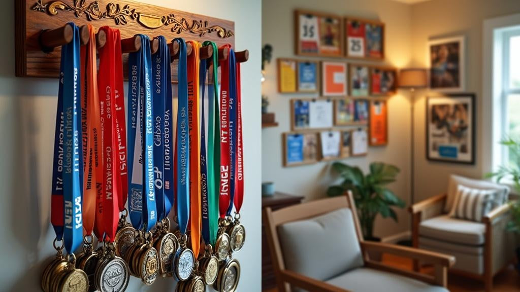 Top Race Medal and Bib Display Ideas for Marathon and Triathlon Athletes