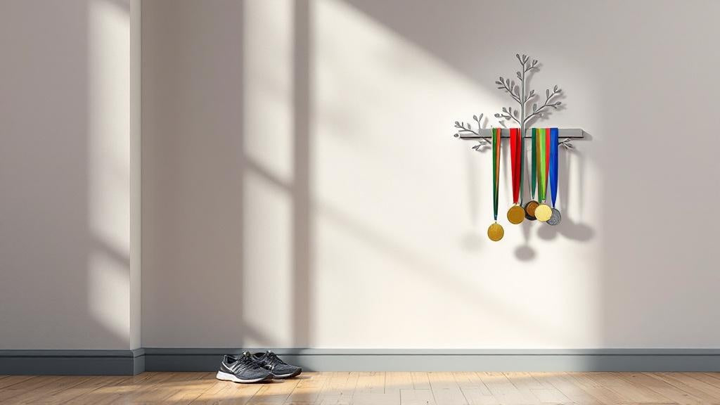 The Best Metal Holder for Medals to Showcase Running Achievements
