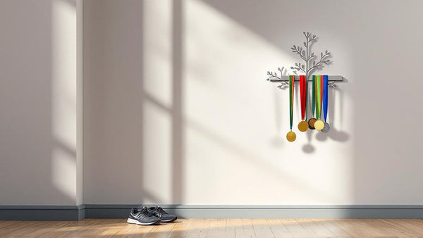 The Best Metal Holder for Medals to Showcase Running Achievements