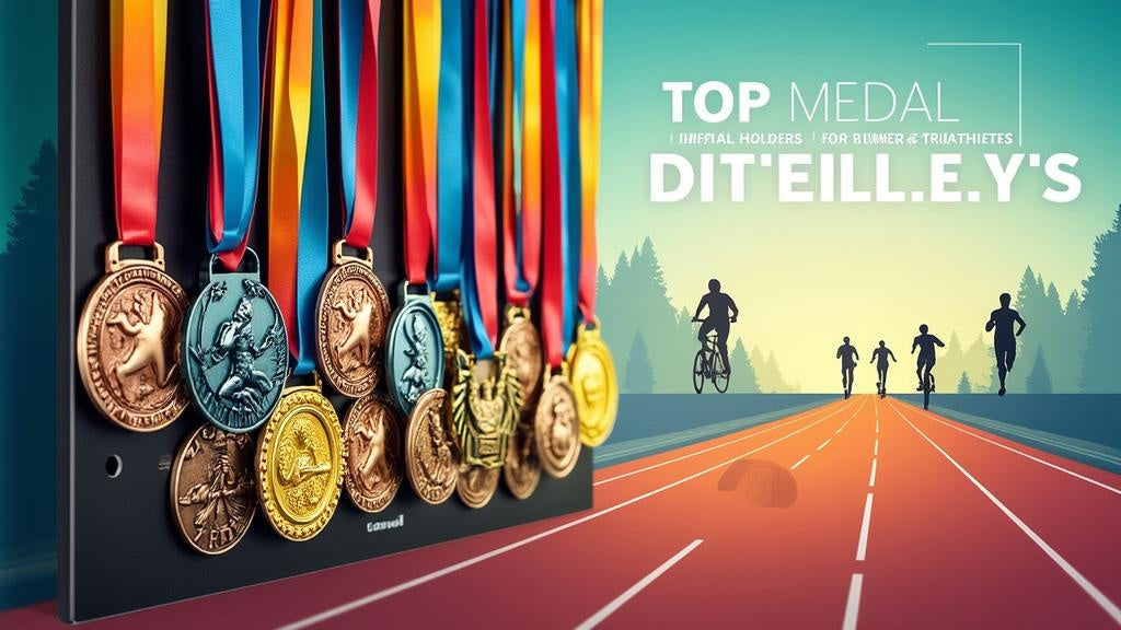 Best Medal Display Holder for Runners and Triathletes to Organize Medals