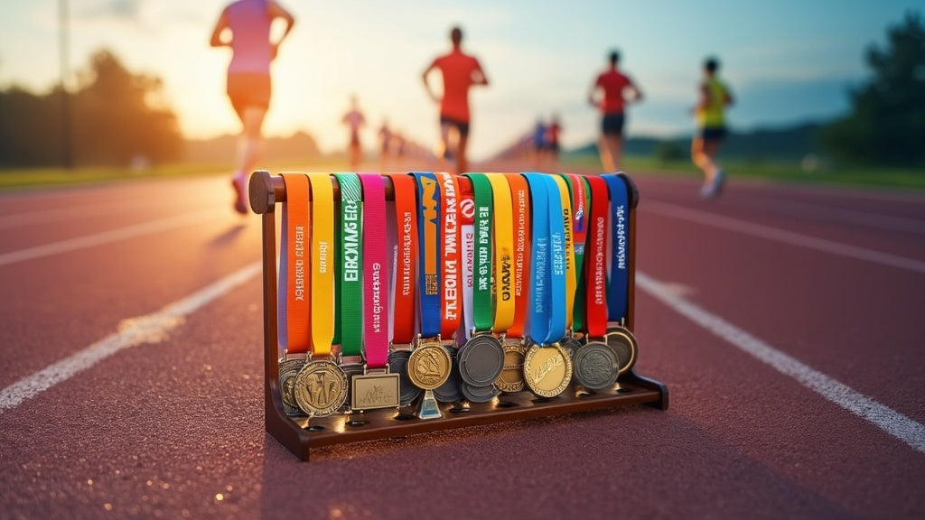 The Best Running Medal Display Rack for Marathon Finishers