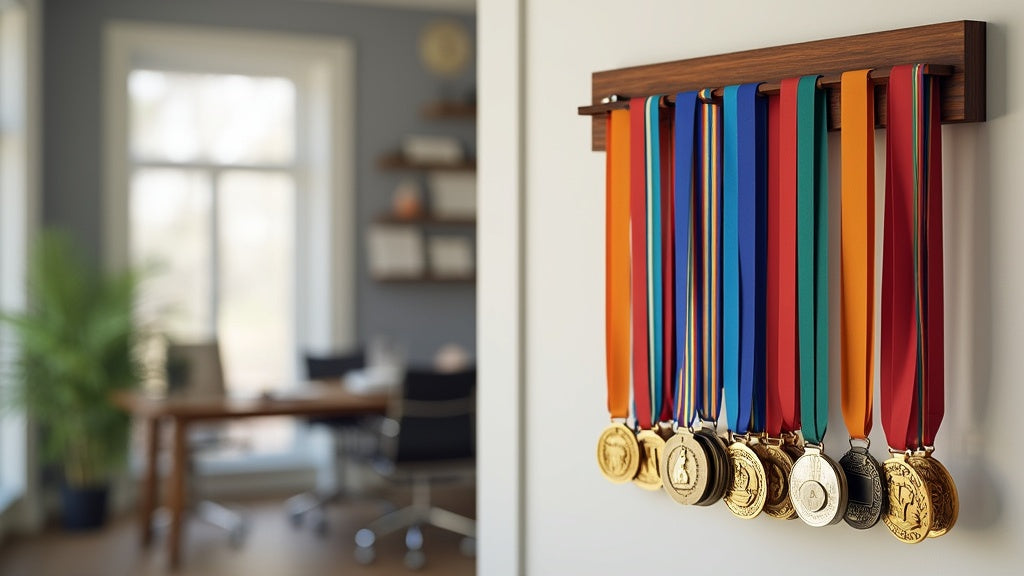 Top Medal Holder for Wall to Display Race Day Achievements