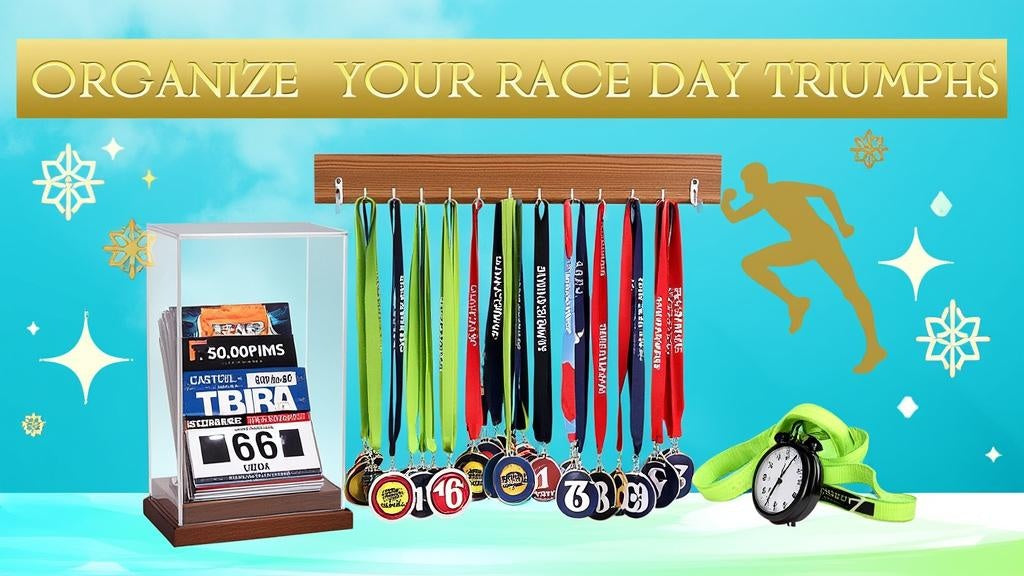 Top Running Bib and Medal Holder for Organizing Race Day Memorabilia