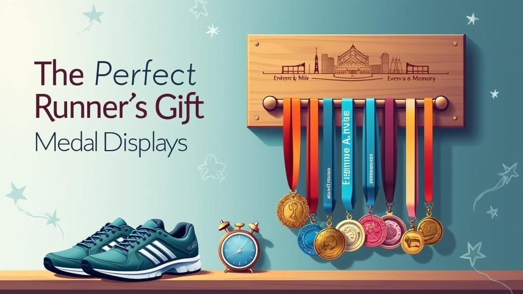 Personalized Running Medal Displays: The Perfect Runner's Gift