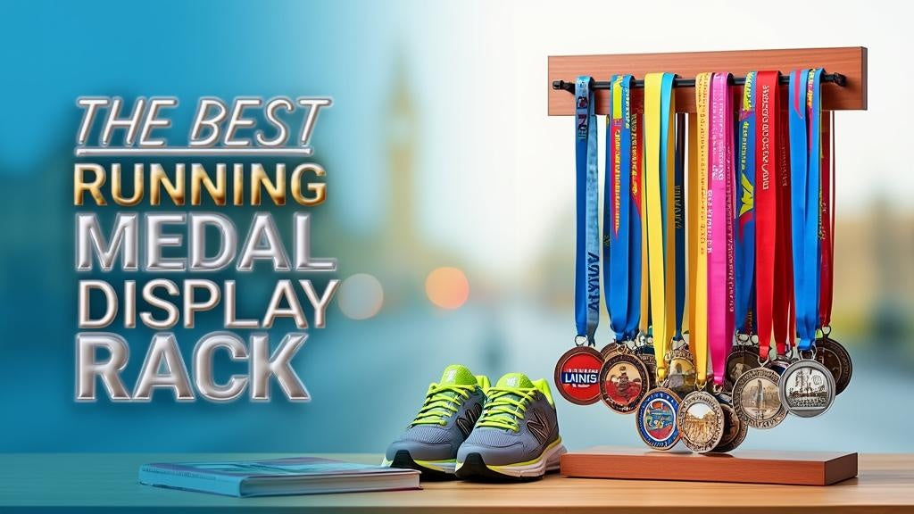The Best Running Medal Display Rack for Marathon Finishers
