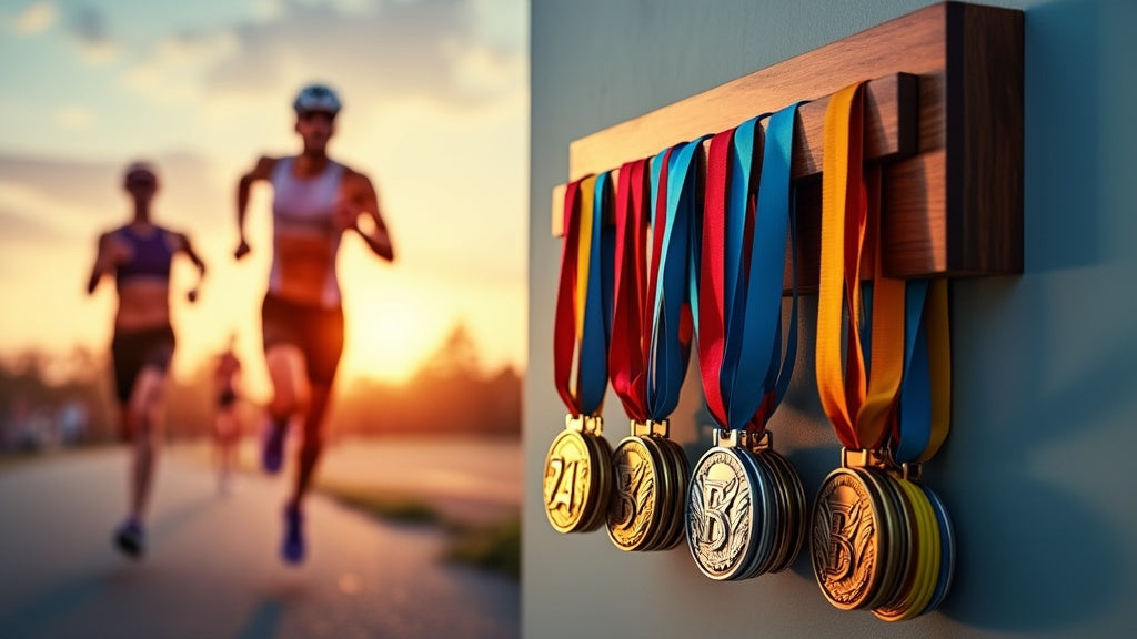 Top Medal Holders for Runners and Triathletes to Display Their Achievements