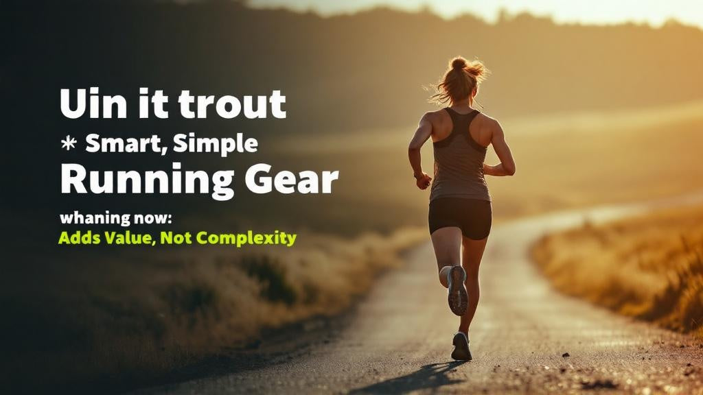 Running Gear That Adds Value Without Complexity