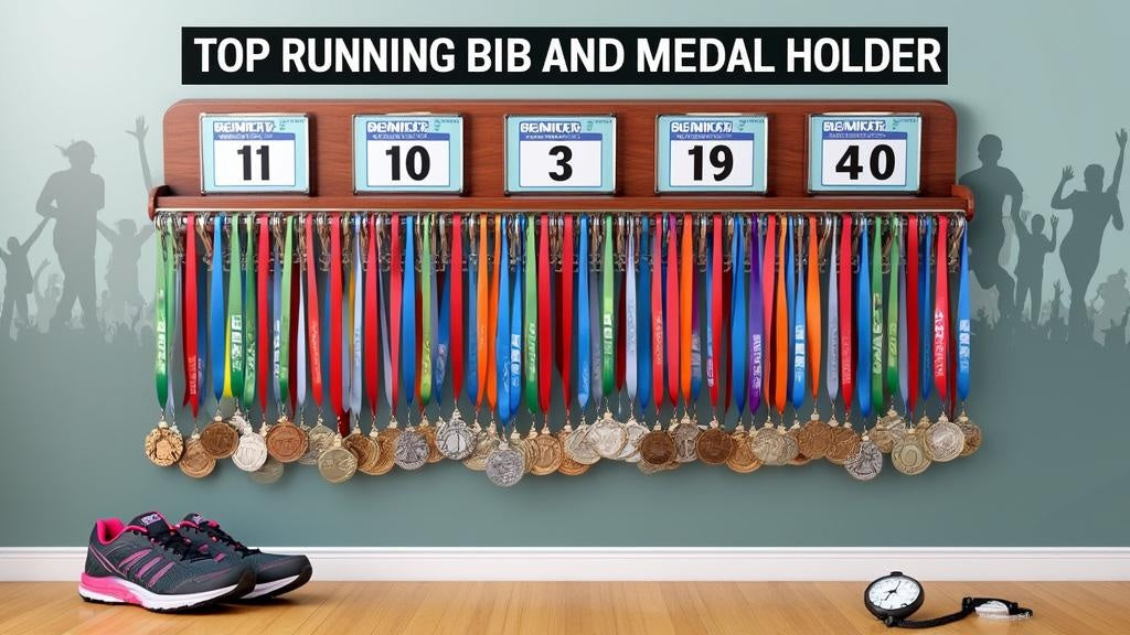 Top Running Bib and Medal Holder for Organizing Race Day Memorabilia
