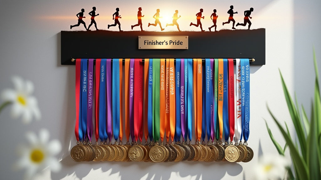 The Best Running Medal Hanger Display for Marathon Finishers