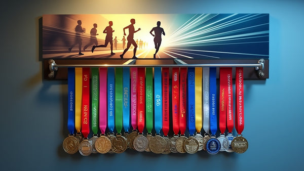 The Best Running Medal Display Rack for Marathon Finishers