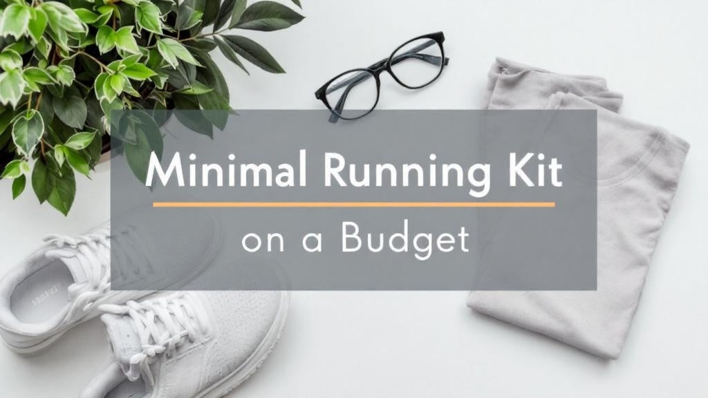 How to Build a Minimal Running Kit Without Overspending