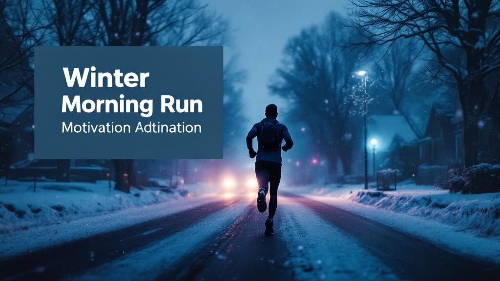 How to Stay Motivated to Run During Dark Winter Mornings