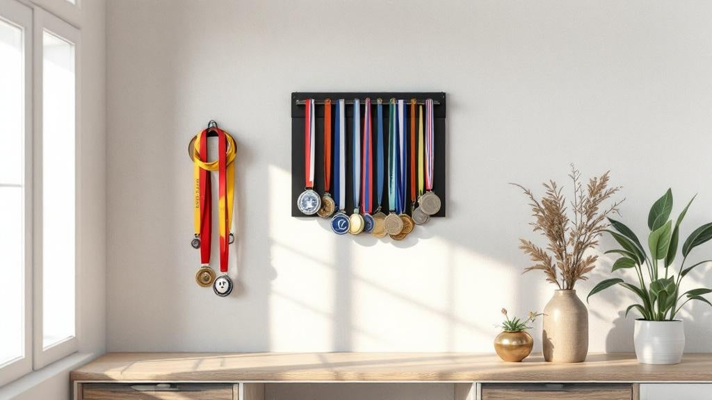 Top Medal Holder Displays for Triathletes and Runners