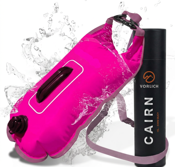 VORLICH CAIRN Open-Water Swim Buoy — Pink