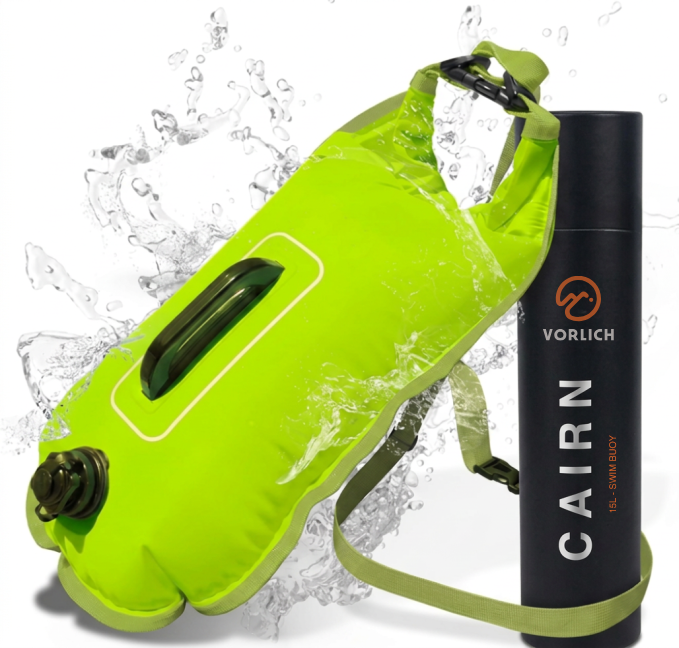 VORLICH CAIRN Open-Water Swim Buoy — Yellow