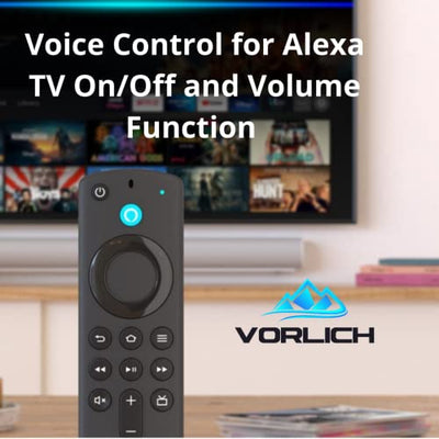 Vorlich® Amazon Fire Replacement Remote Control - 4K Ultra HD HDR Fire TV Stick - 3rd Gen Voice Control